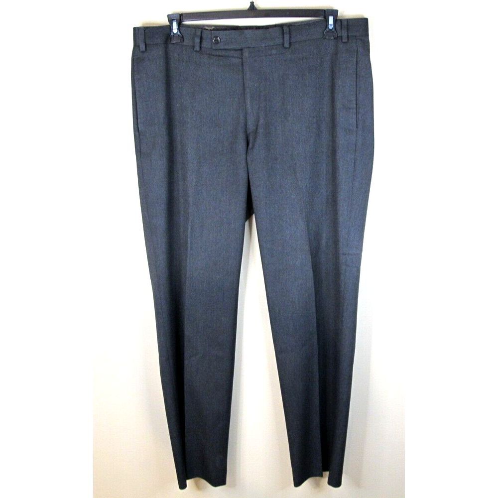 Lauren Ralph Lauren Flat Front Gray Dress Pants Slacks Men's Size 38 x 32
